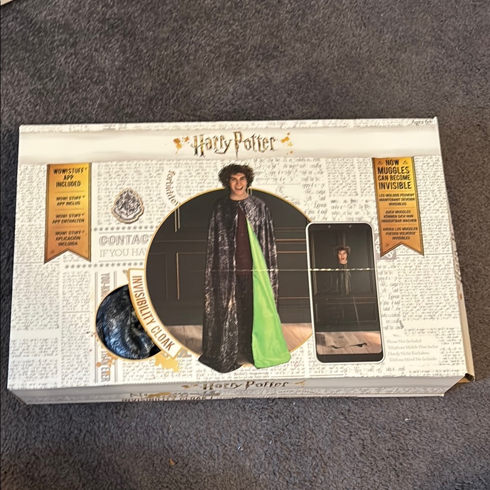Harry Potter Invisibility Cloak with Green Lining